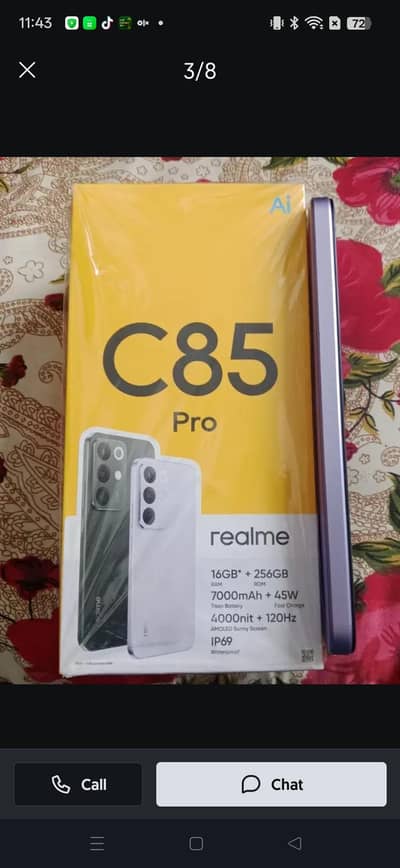 Realme C85 pro  Gaming phone  8 month warranty
