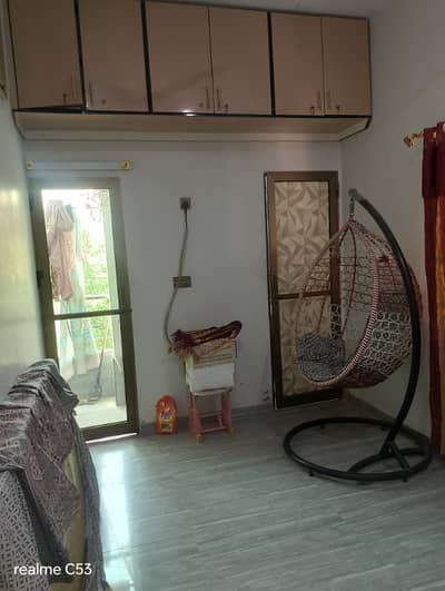 Corner 3 Bed Lounge Portion for Sale | 1st Floor | West Open | Fully Tiled| Best Door | Aluminum windows & Bathroom Doors | American Kitchen | Like New | Leased, Boundary wall Society Nagori City near Gohar Green City Behind Wilayat Ali Shah Mazar