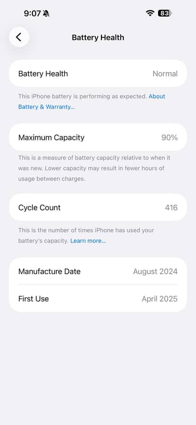 Iphone 16 plus jv 128GB