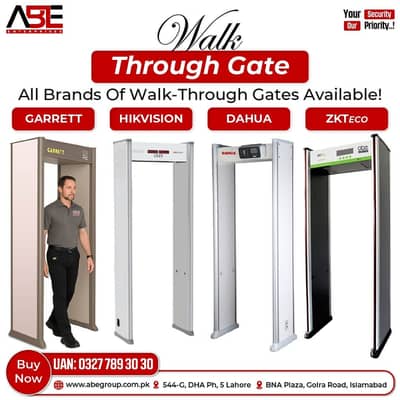 METAL DETECTOR WALK THROUGH SECURITY GATE