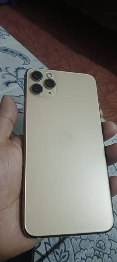 iPhone 11pro max 256 gb pta approved dual sim just 2 lines in display