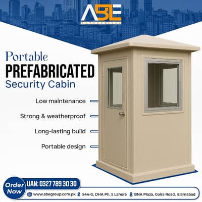 Portable Prefabricated Security Cabin
