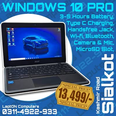 Windows Laptop with Type C Charging