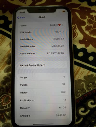 iPHONE XR . 10/10
