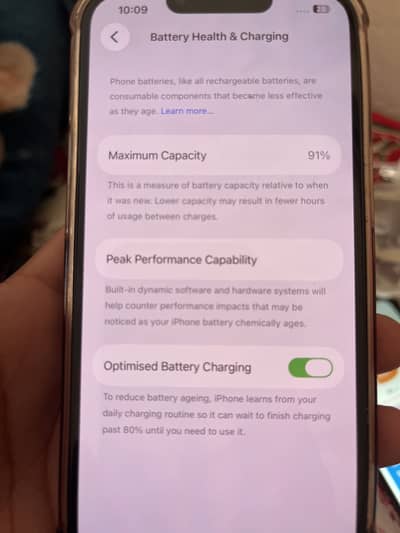 Jv battery health 91