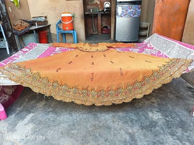 Heavy Embroidered Bridal Maxi / Lehenga for Sale – Excellent Condition