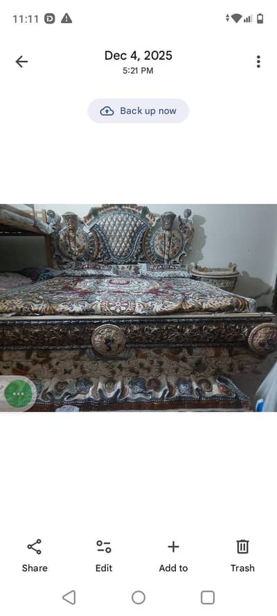 beautiful bed set for sale