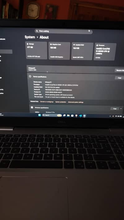 Dell Inspiron 5593|16GB|128GB i5 10th