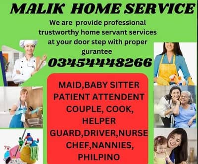 PROFESSIONAL MAID BABY SITTER PATIENT ATTENDENT COOK HELPER CHEF