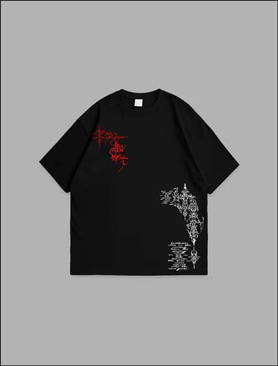 gothic tshirt half bazo