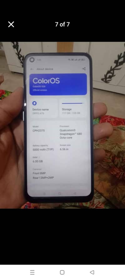 OPPO A76 10/10, 0/3/1/2/1/2/8/5/2/4/0