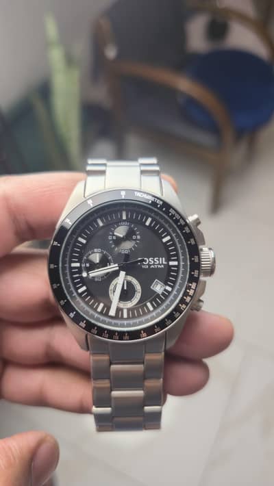 Fossil CH2600IE Decker Chronograph Stainless Steel Watch