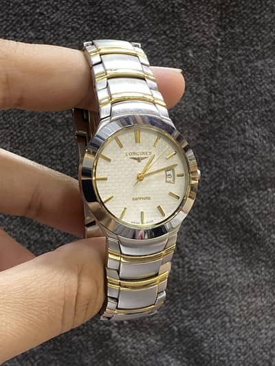 Longines golden machine men’s watch 100% original