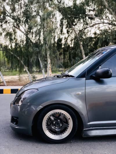 Suzuki swift coilovers, height adjustment shocks