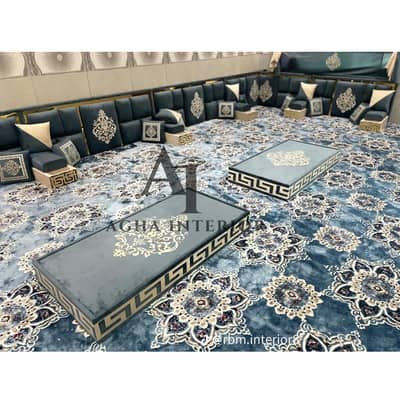 sofa/Arabic Majlis/Hujra Bethak/saudi Majlis/running foot 03713360651