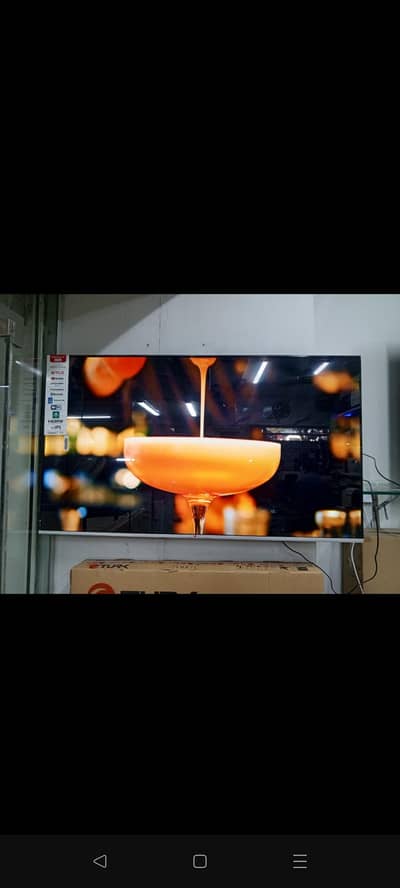 55 inch new box pack LED Tv 4k 3 year warrantyo3228o44Io8