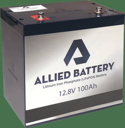 Allied Lithium 12.8V LiFePO4 Battery – Excellent Condition