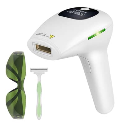 Women's Laser Gun Permanent Hair Removal Device Face Body