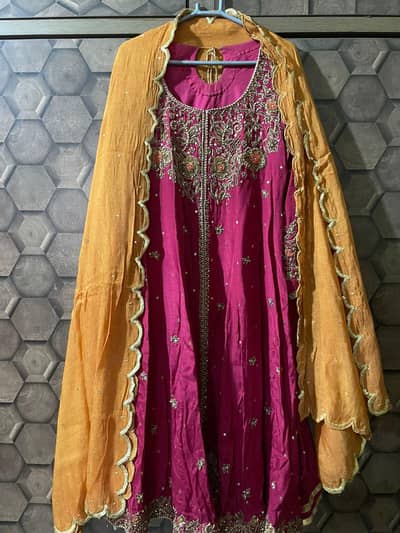 2 pairs sharara with frock, flapper with  frock