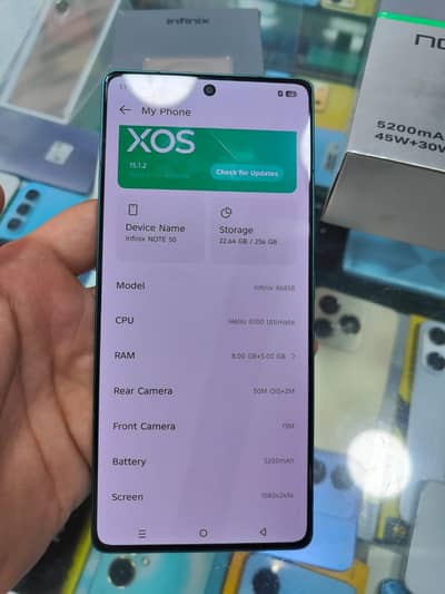 infinix note 50 12 256