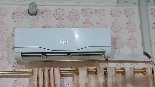 Haier 1 Ton invertor AC for sale.  Excellent condition indoor coil new