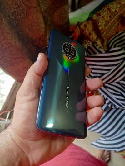 infinix not 7 -6/128  box charger sath by03086059306