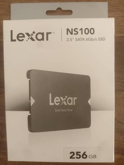 LEXAR SSD 256GB BRAND NEW (100% HEALTH)