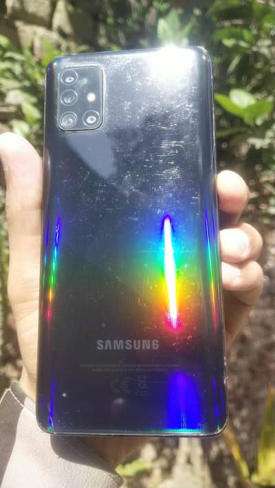 Samsung a51 with box charger