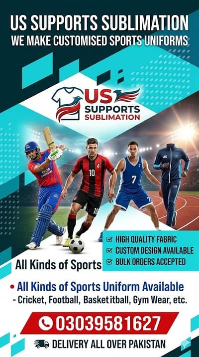 Sports Uniforms / Team Uniforms / All kind of Sports Uniform customise