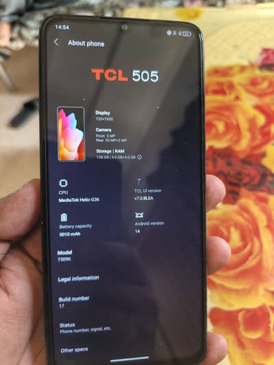 TCL 505 4+4/128 NON PTA