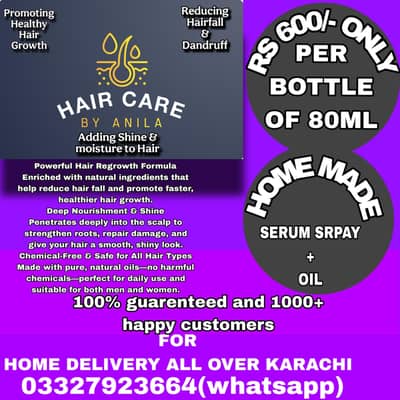 HAIR OIL & SERUM FOR REGROWTH