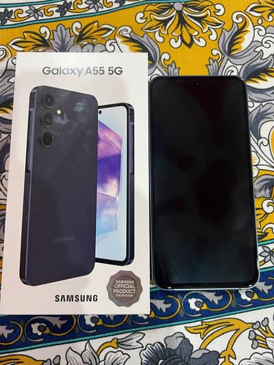 Samsung Galaxy A55 5G  8GB and 256 GB for sale.