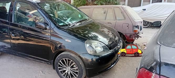 TOYOTA VITZ  MODEL 2000/2007 AUTO + SUNROOF