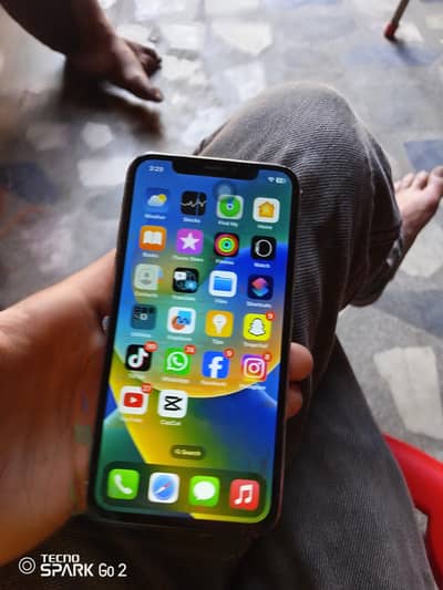 iphone x panel and buttery Chang back barck Baki all ok