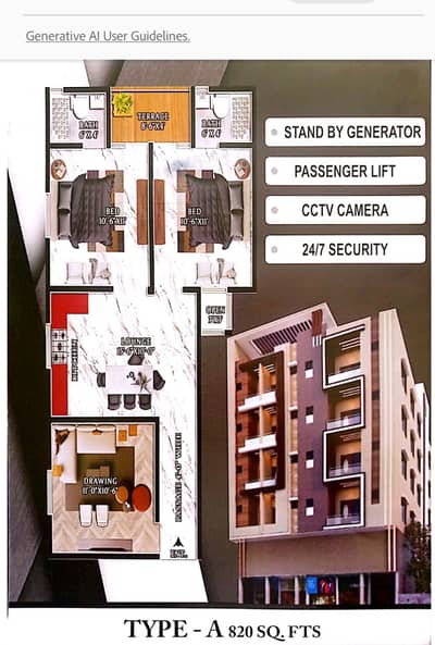 Apartment on 3 years installments