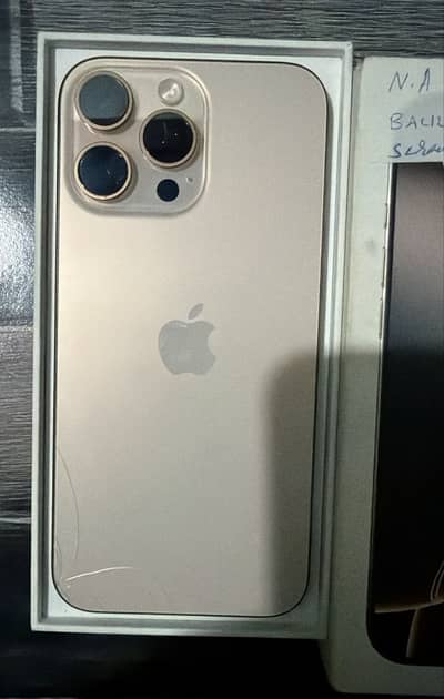 Apple iPhone 16 Pro Max JV 256GB – 100% Battery – 25 Cycles