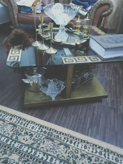 center table With glass