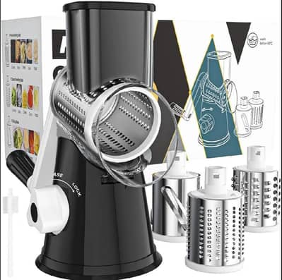 3 in 1 manual drum vegetable cutter and slicer | free delivery