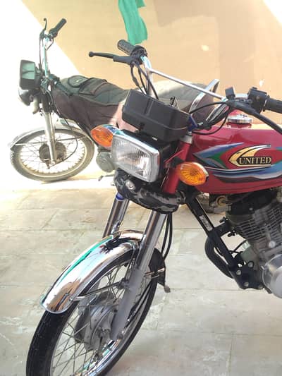 UNITED 125 2024 MODEL ZERO METER CONDITION.