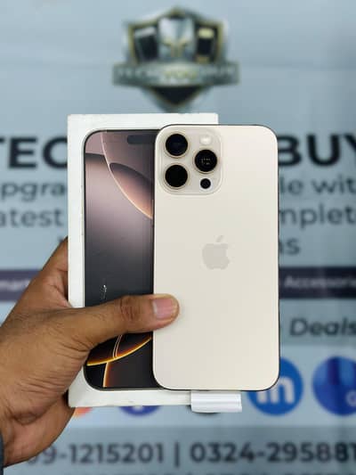 Apple Iphone 16 Pro Max 256GB Non Pta 10/10 Water Pack With Box