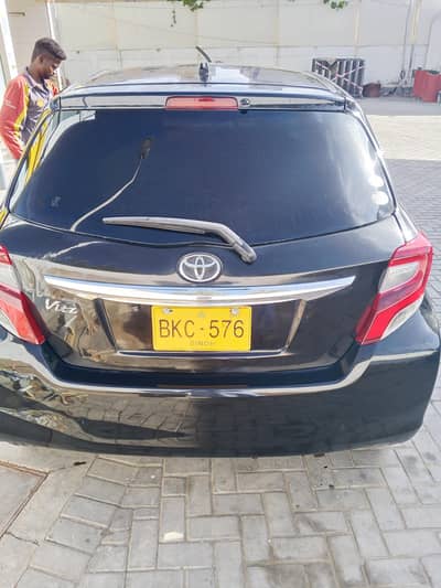 toyata vitz 2014/2017 model spider shape black color push start.