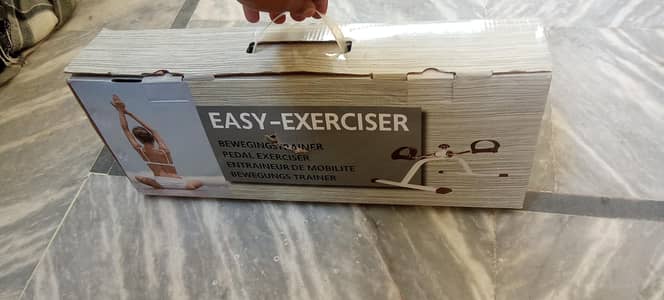 box pack new exercise machine