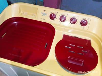 Super Asia washing machine twin tub model number SA-244 EASYWASH