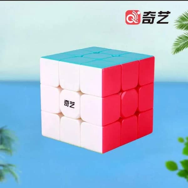 Pack of 2 Moyu Meilong 3c Original Rubik's Cube 3x3 Magic Puzzles Speed rubik Cube Magnets spring Cube 3*3 Sticker less Toys For Children R3SM