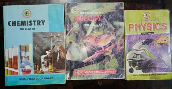 12th class Sindh pre-med Books