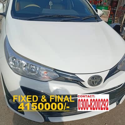 Low Mileage B2B Orig'l YARIS 2021 CVT 1.3 ATIV Fixed Price 4150000/-