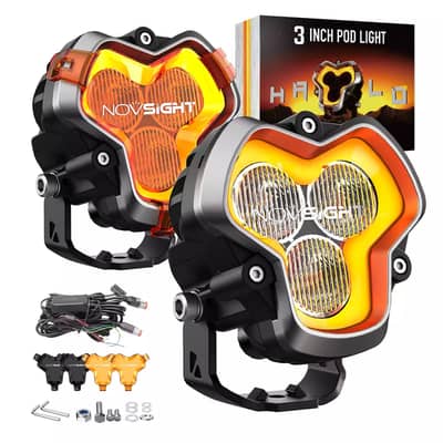 NOVSIGHT HALO3 LED POD LIGHTS for every car