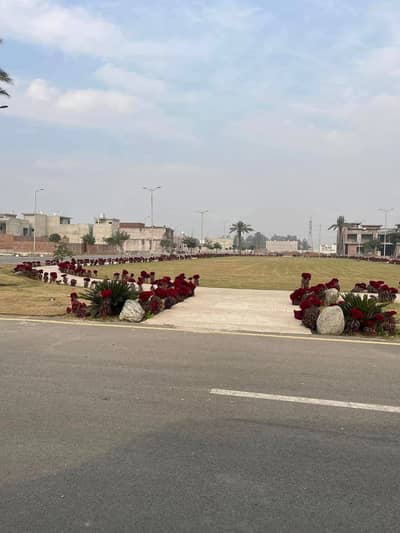 15 Marla Corner plus facing park plot Available For sale in Divine Enclave East Canal Road Fsd.