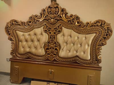King size bed || Dressing  Table || 2 door almair || 2 side table