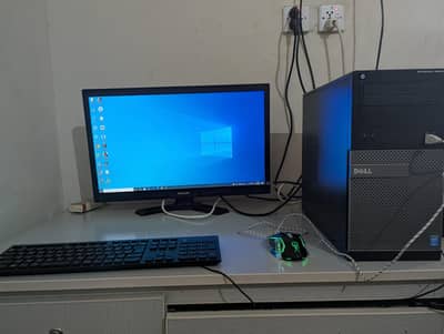 Urgent Sale Gaming PC Set – i5,4 gen, 16GB RAM, SSD, 24” IPS